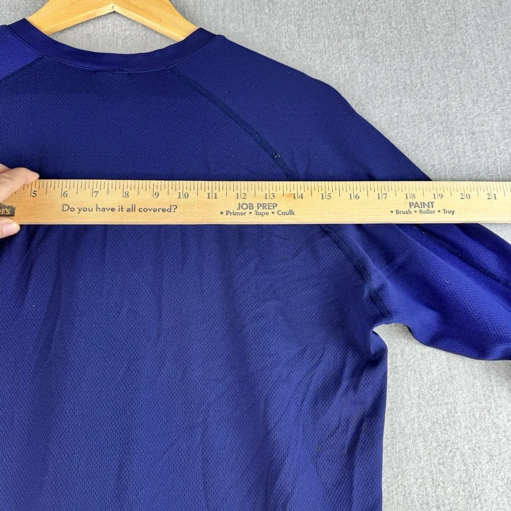 Helly Hansen Base Layer Shirt Mens XXL Blue Long Sleeve‎ Athletic Outdoor